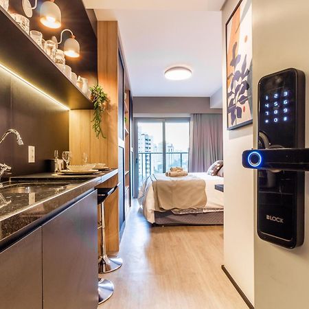 Studios No Melhor Ponto De Moema Garagem Lazer E Metro Perto Wifi Gratis San Paolo Esterno foto